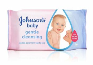 Johnson & Johnson Baby Wipes 56s