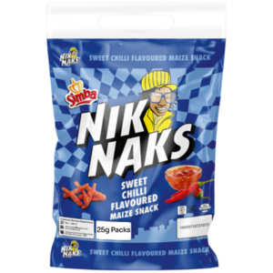 Nik Naks Maize Chips Sweet Chilli 25g x 50