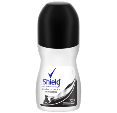 Shield Anti-Perspirant Roll-On Women Black White 50ml