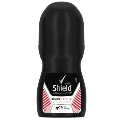 Shield Anti-Perspirant Roll-On Men Invisible Germ Defence 50ml